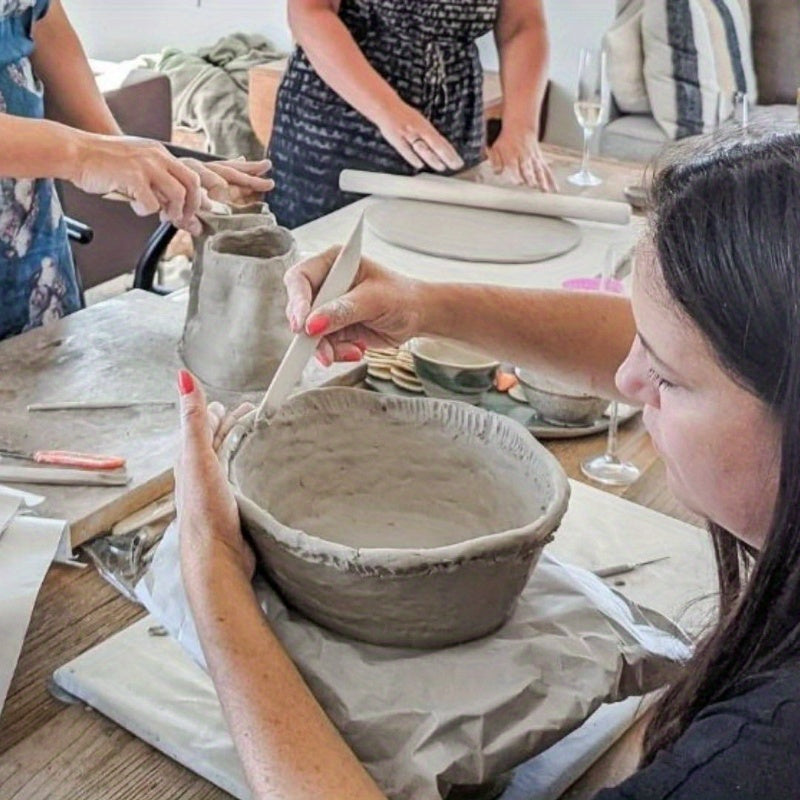 At Home Pottery Kit For Adults With Air Dry Sculpting Paint