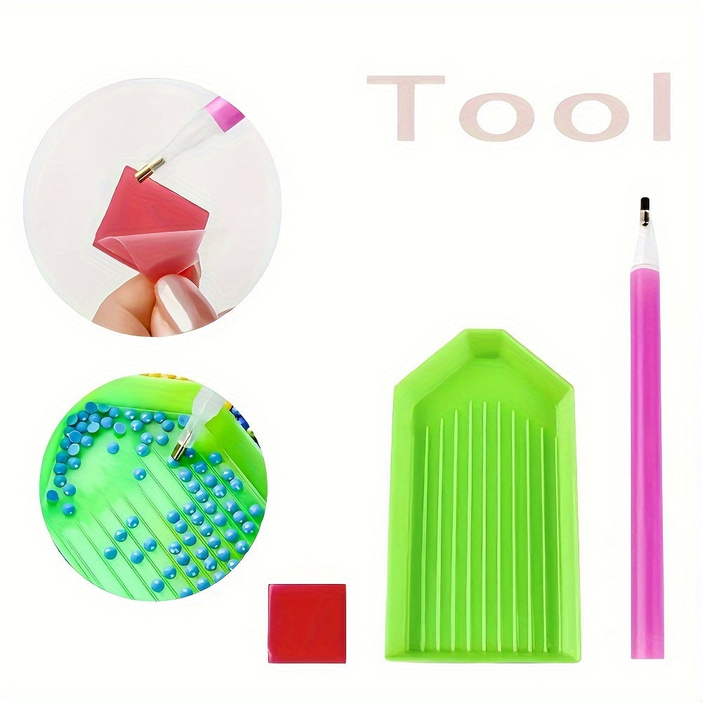 5D DIY Beach Diamond Painting Kit for Home Decor, 30x40cm