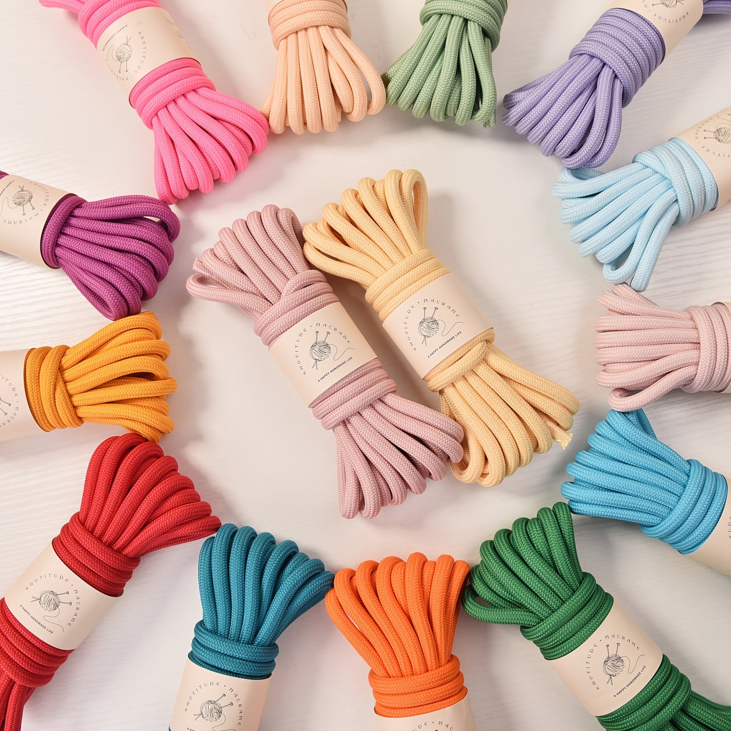 Thick Polyester Braided Rope 5M 6mm For Pet Crafts Leash