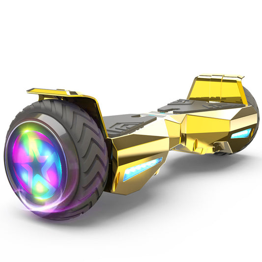Bluetooth Hoverboard Chrome Wheel LED Lights Self Balancing