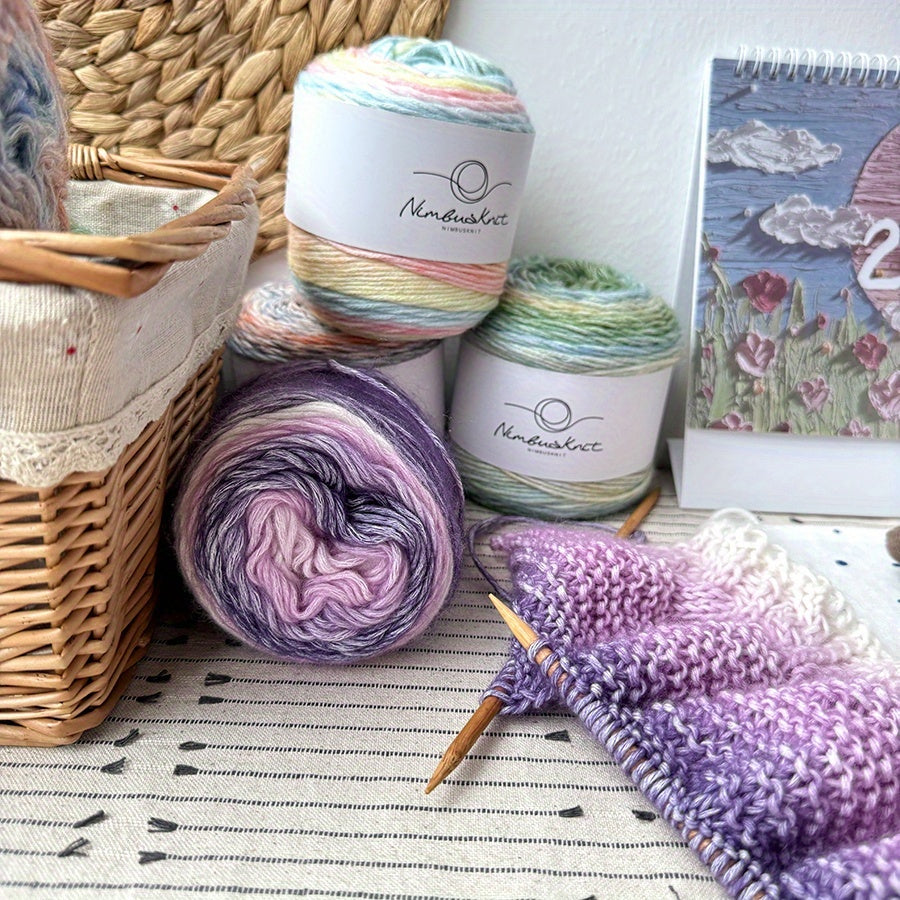 13pc Colorful Thread and Crochet Hook Set for DIY Crafts