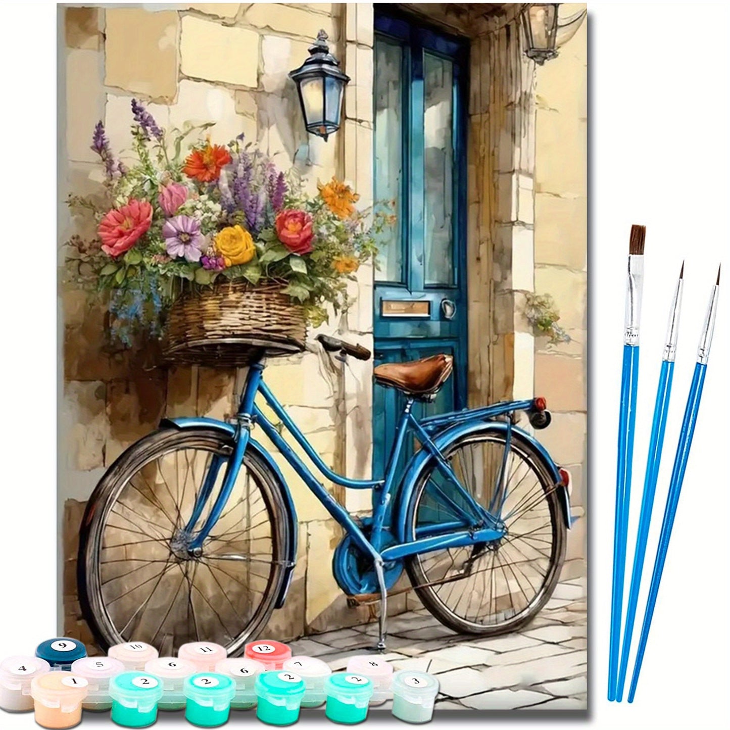 Adult Paint By Numbers Set Canvas Artwork Home Decor