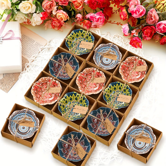 12 Pcs 3.3 Inch Ceramic Bowls For Wedding Boho Dipping Bowls