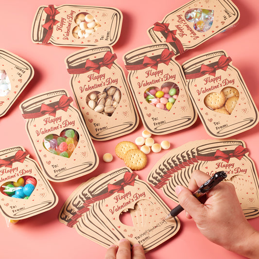 Valentines Day DIY Card Kit With Cards And Ring Holders