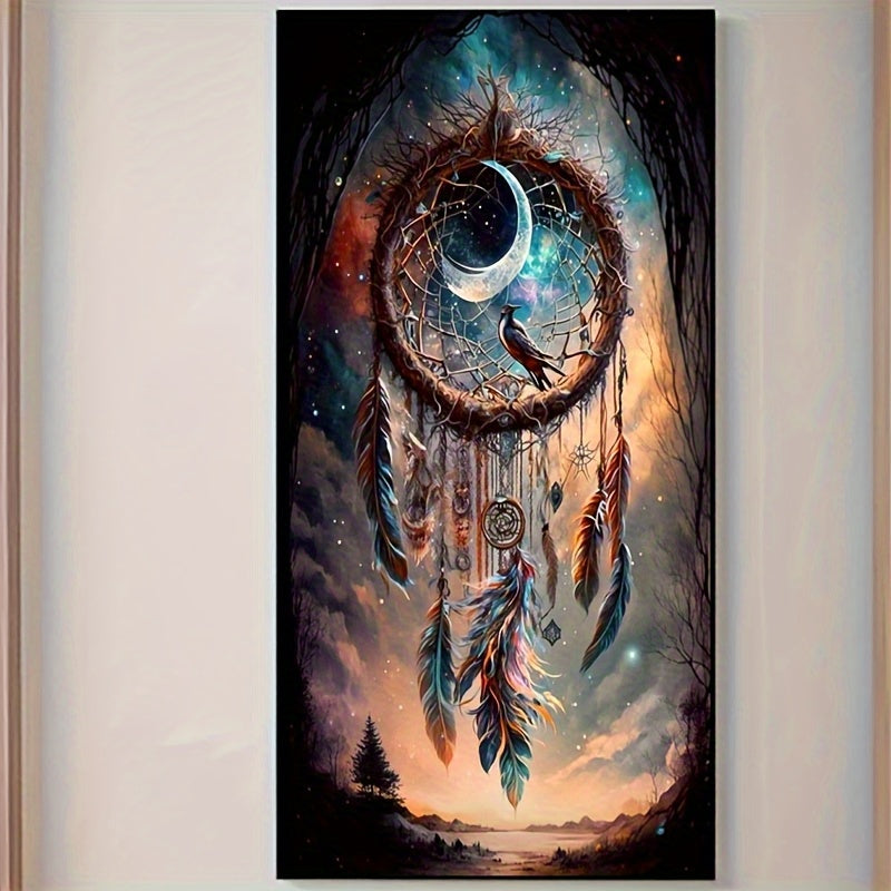 5D DIY Diamond Painting Kit Round Beads Magic Forest Canvas