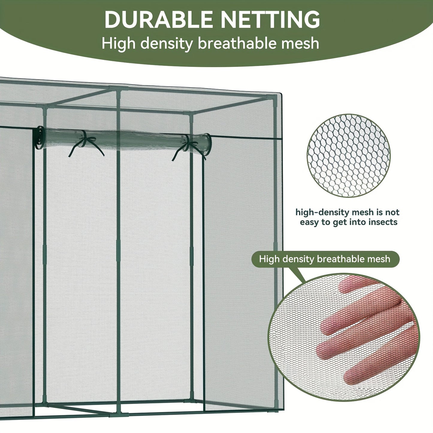 MOPHOTO Heavy Duty Plant Cage Tent With Zippered Door
