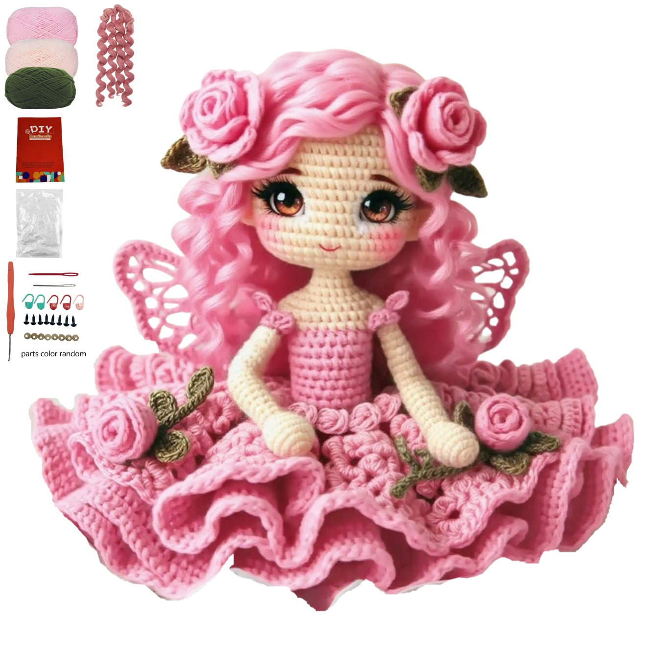 Beginner Crochet Kit Amigurumi Dolls Set With Step By Step