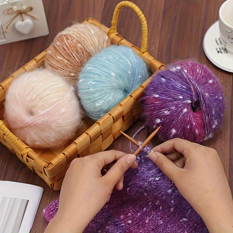 Charm Fairy Rainbow Gradient Yarn Blue Teal Ombre 300g