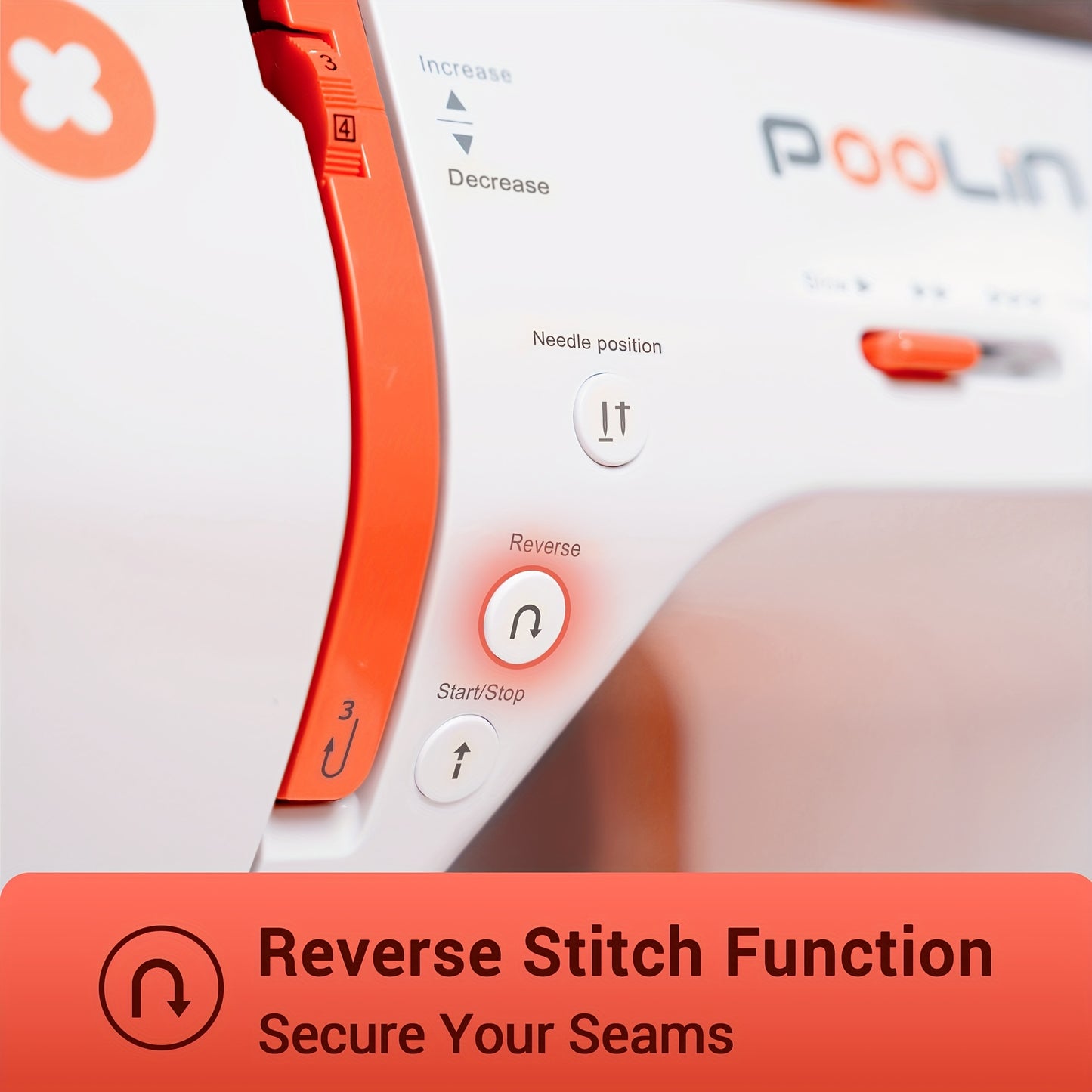 POOLIN EOC2720 Computerized Sewing Machine - 293 Stitches