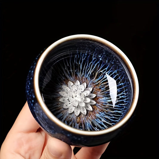 Handmade Jian Zhan Ceramic Tea Cup Traditional Porcelain