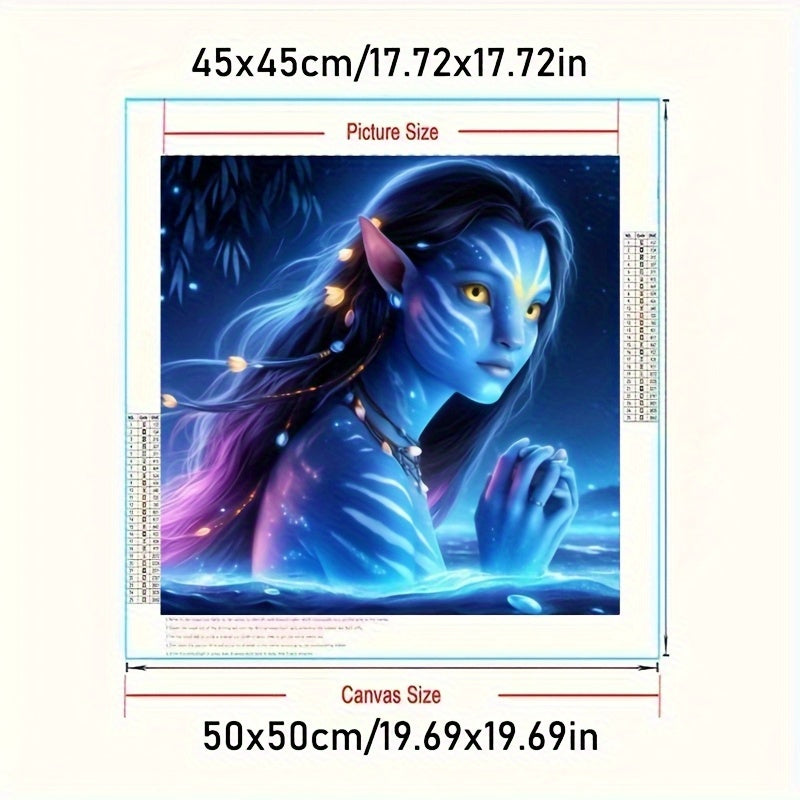 DIY 5D Diamond Painting Kit Frameless Avatar 50x50cm Art