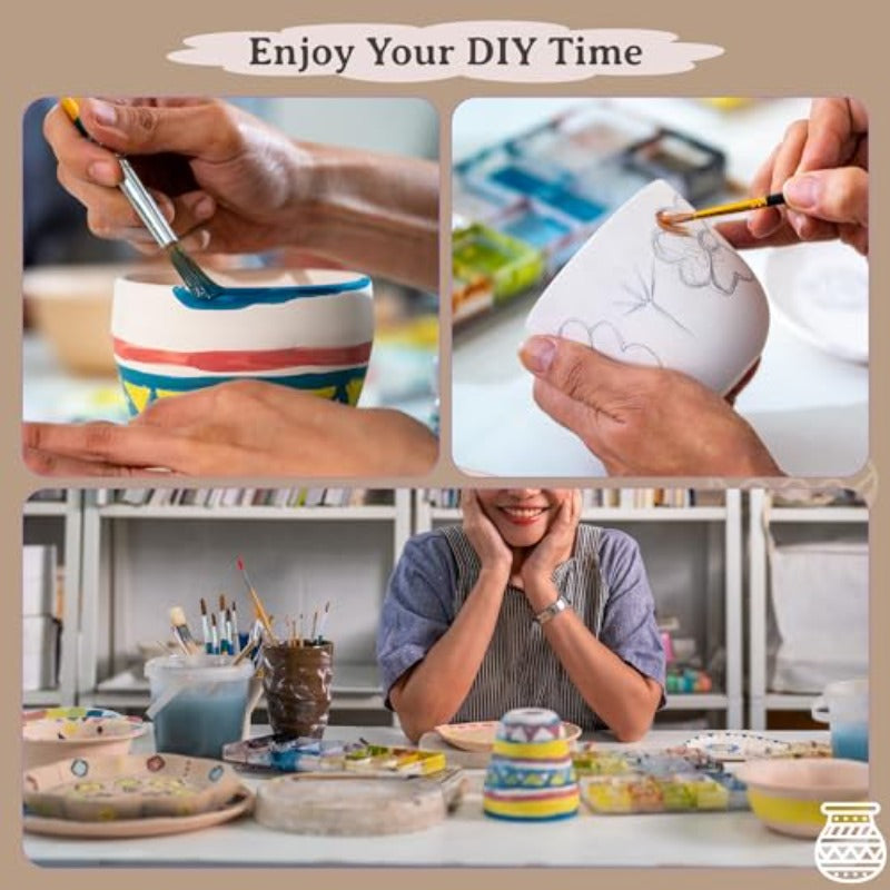 Air Dry Pottery Clay Kit for Beginners No Kiln Needed