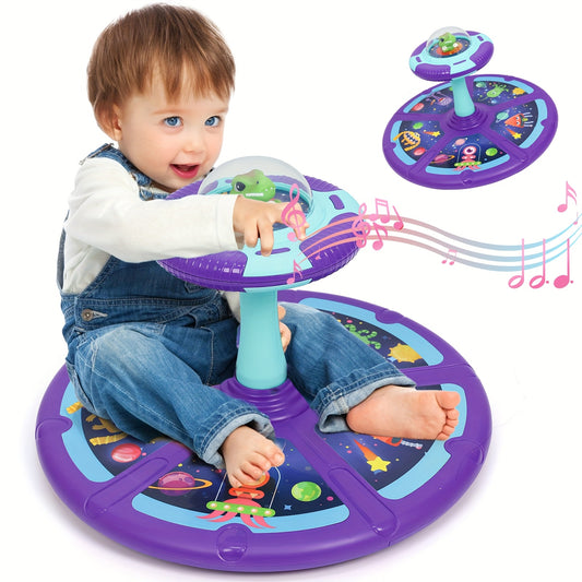 Sit And Spin Toddler Toy With Music LED Lights 360 Spin
