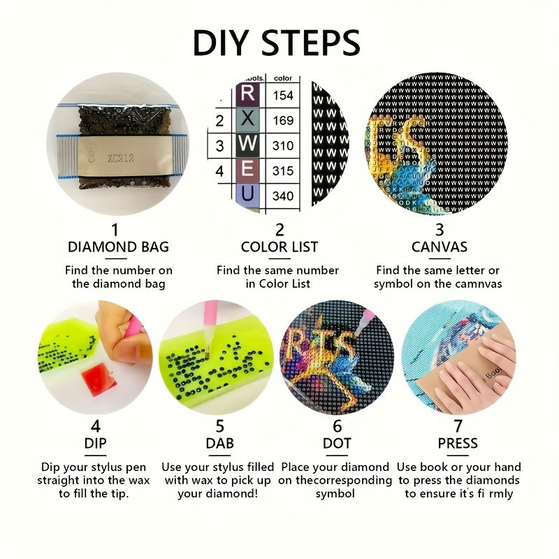 Personalized DIY 5D Diamond Painting Kit With Custom Photos