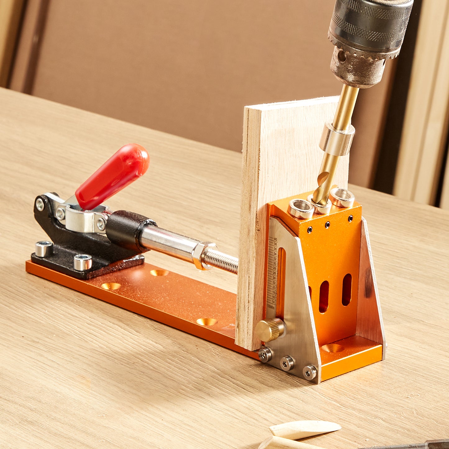 VEVOR Pocket Hole Jig Kit 30 Pcs Adjustable System For DIY