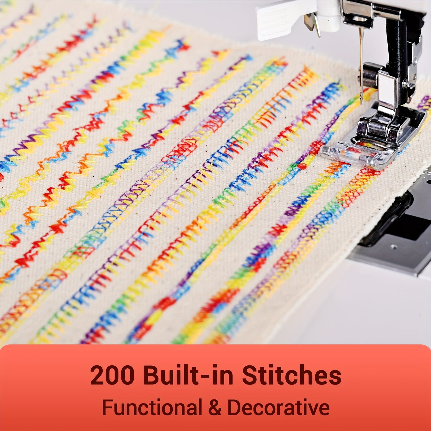 POOLIN EOC2720 Computerized Sewing Machine - 293 Stitches