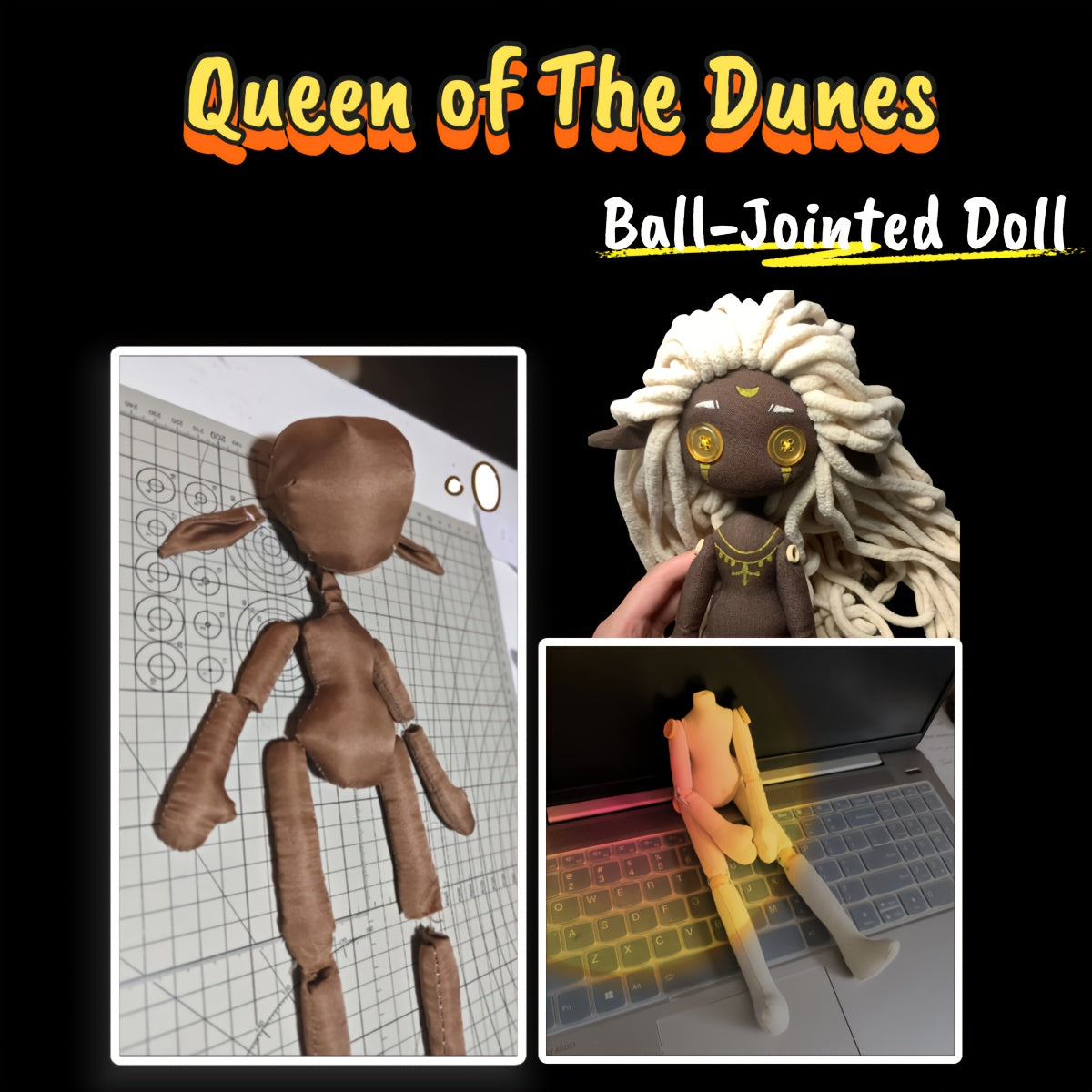 Queen Of The Dunes Doll Kit With All In One Materials