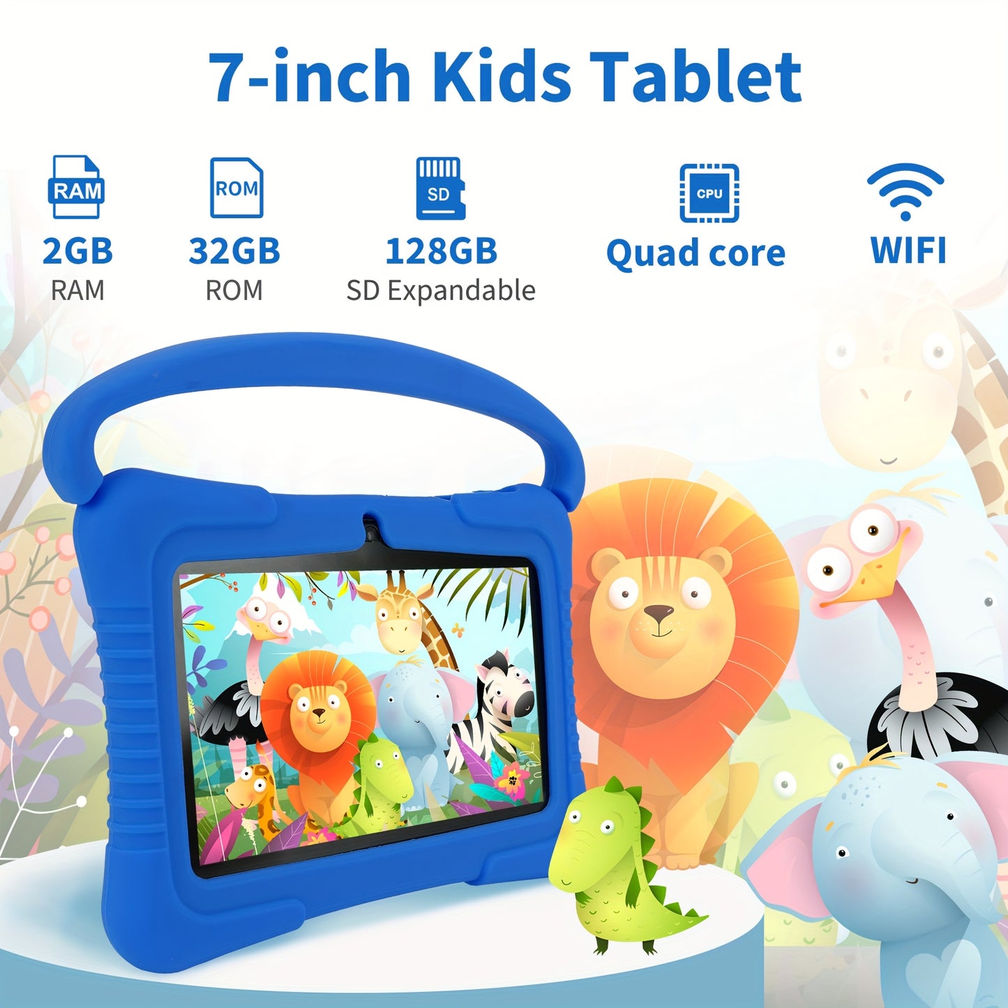 Veidoo 7 Inch Kids Tablet Android With Parental Controls