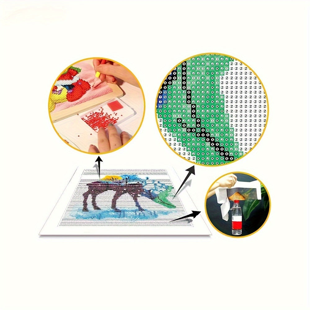 5D Diamond Painting Kit Full Eagle Design 30X40cm Frameless