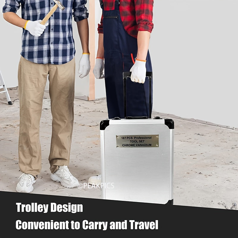 799pc Ratchet Socket Set With Quarter To Half Inch Drives