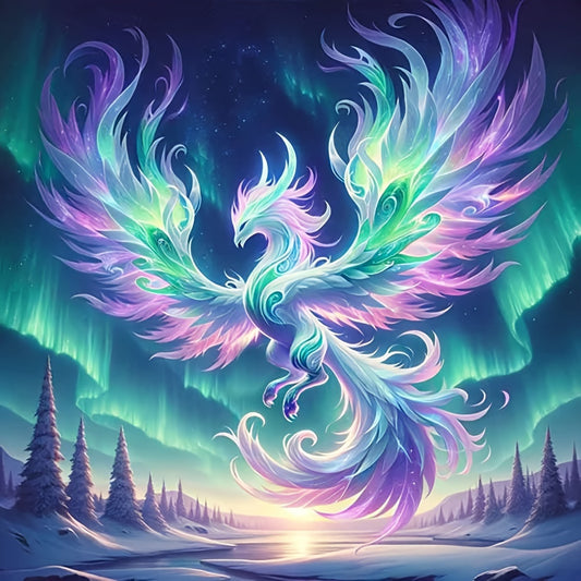 Enchanting Phoenix Rise DIY 5D Diamond Painting Kit 20x20cm