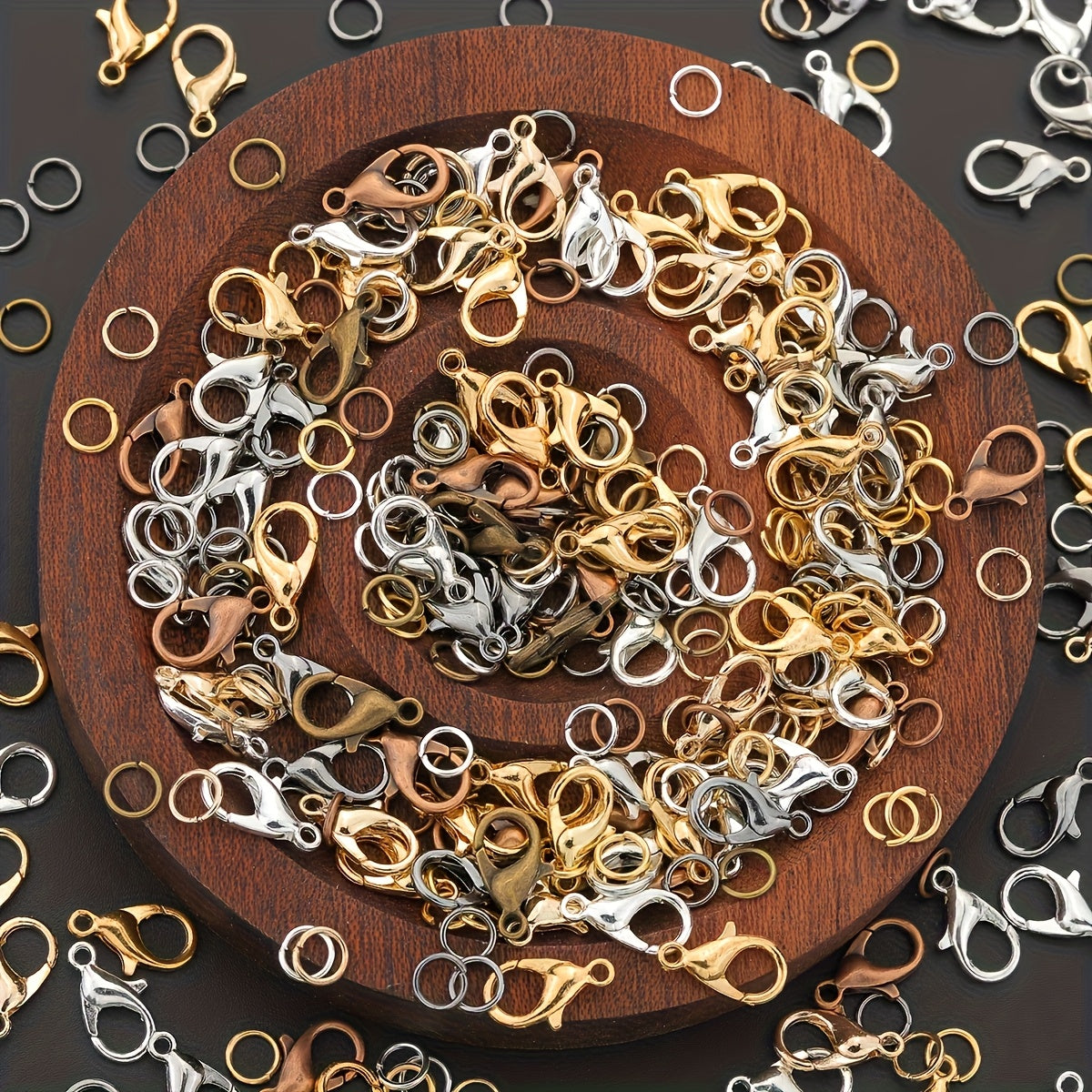 Jewelry Making Kit With 100 Lobster Clasps 400 Jump Rings