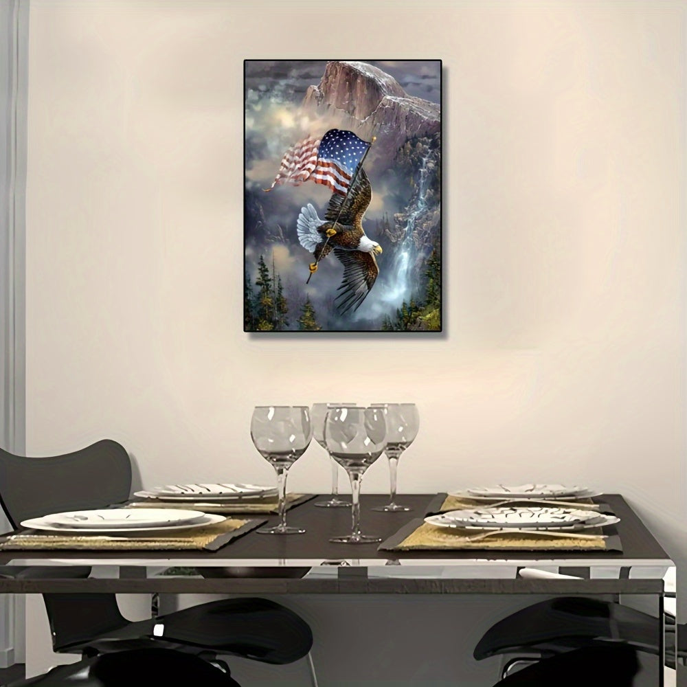 5D Diamond Painting Kit Full Eagle Design 30X40cm Frameless