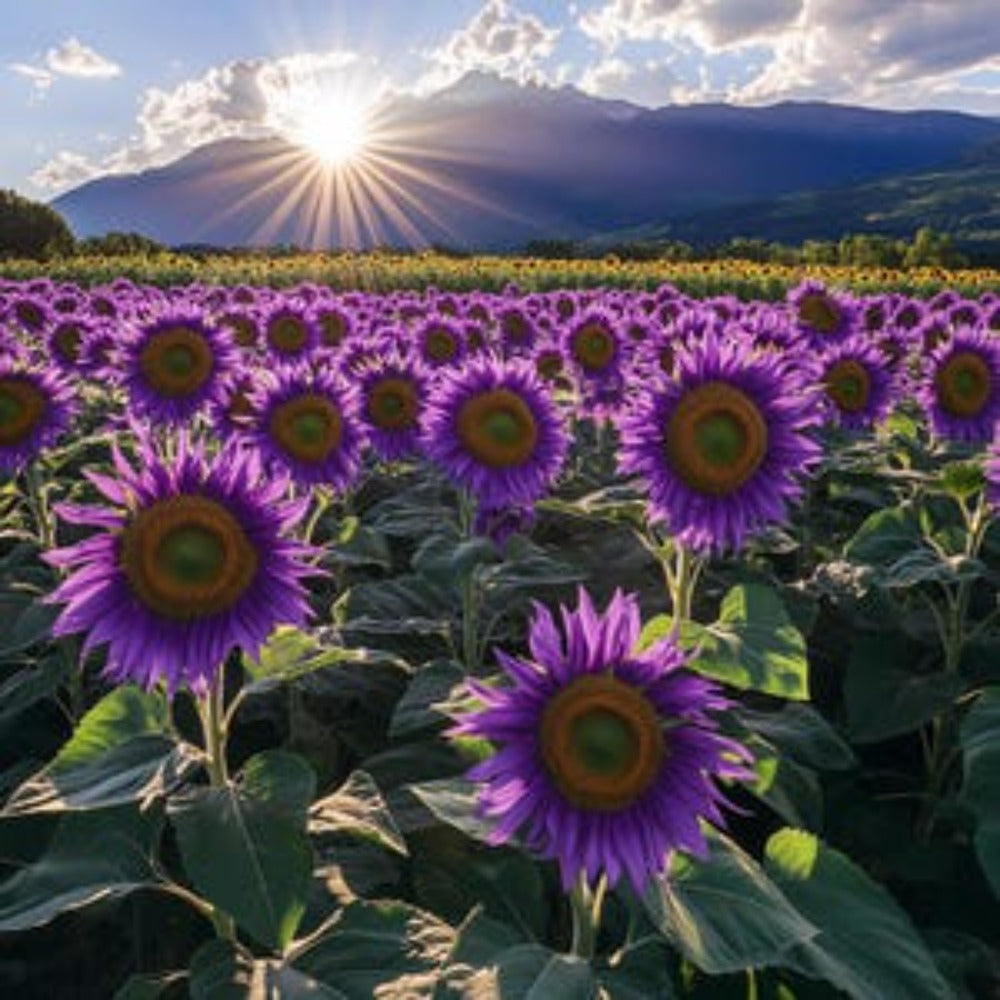 311 Count Rare Purple Sunflower Seeds For Easy Garden Edge