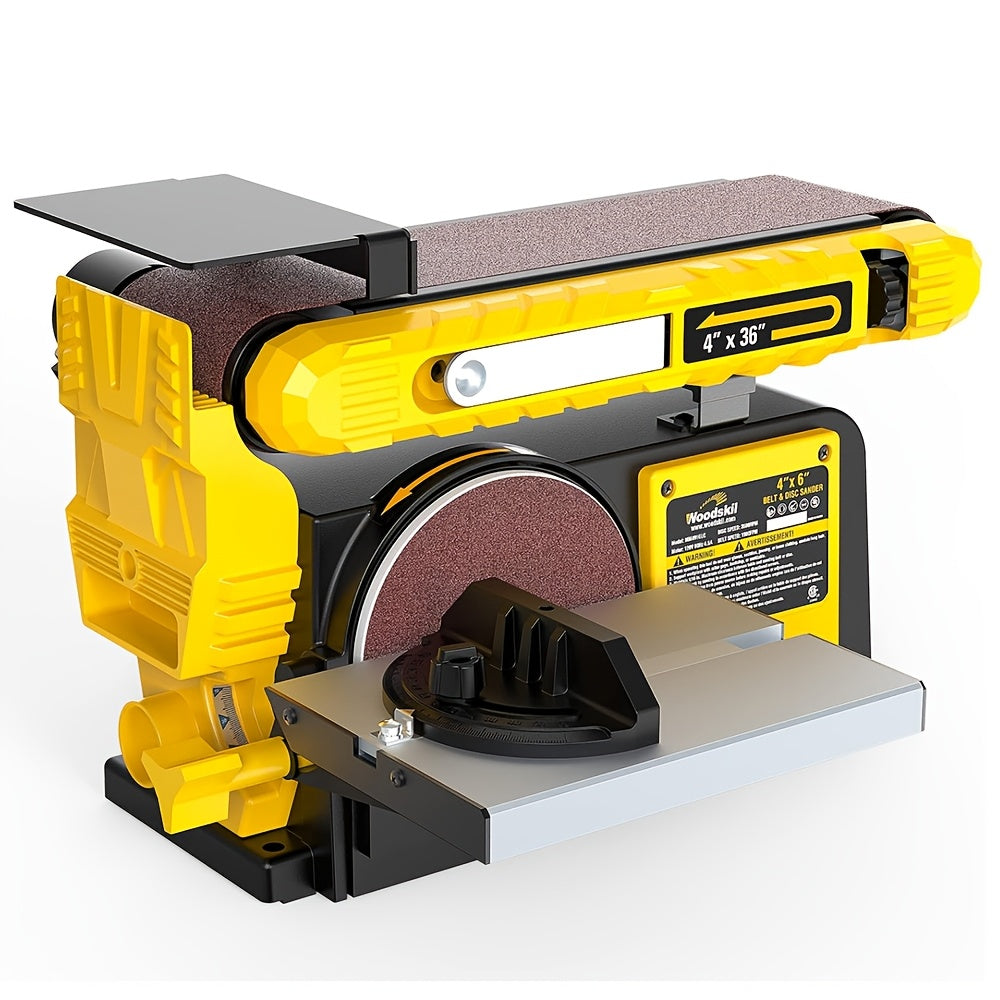 Bucktool Four Point Five Amp Belt Disc Sander With Base