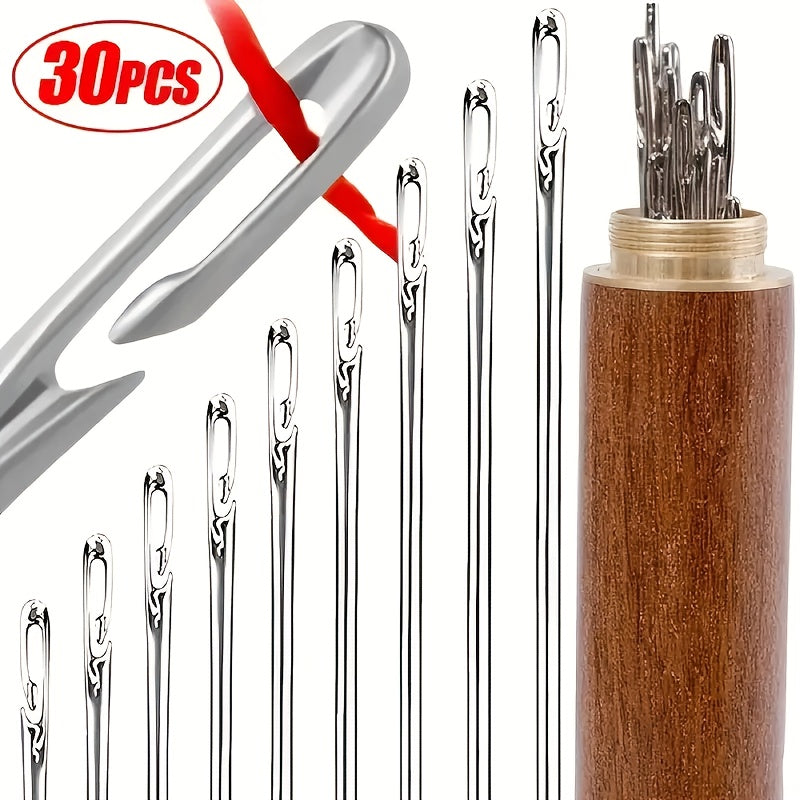 Side Holes Blind Needles For Elderly Hand Sewing Beading