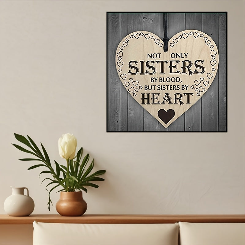 Beginner Friendly 5D Heart Shaped Diamond Art Kit for Wall