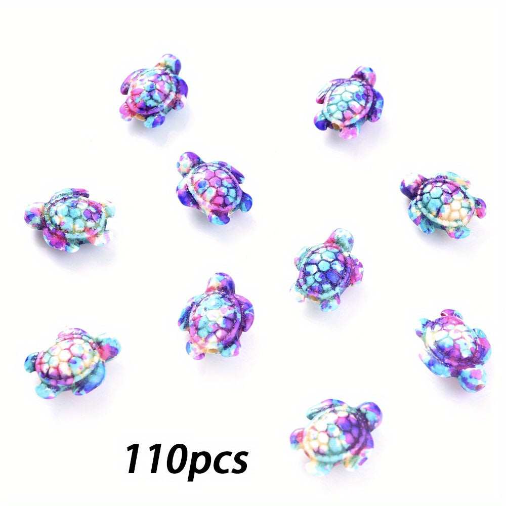 Sea Turtle Spacer Beads 110 Pieces Gradient Stone Jewelry