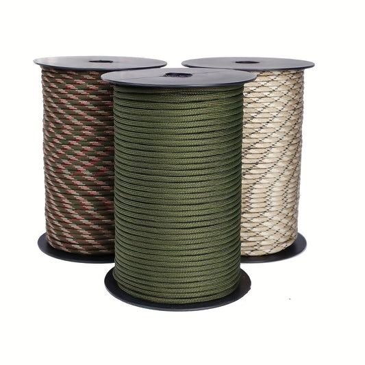 9 Core Heavy Duty Rope 4mm 1968 Inch Black Survival Cord