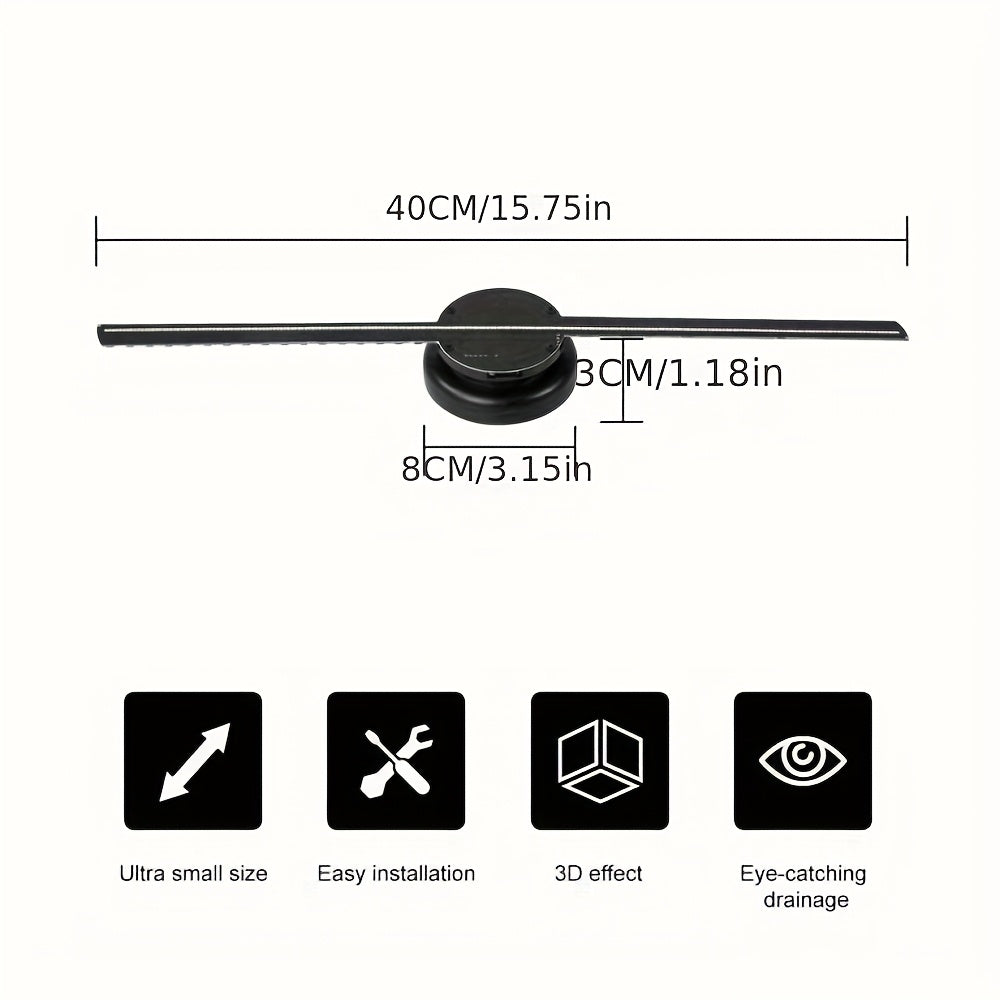 52cm 3D Hologram Fan Projector Advertising Display