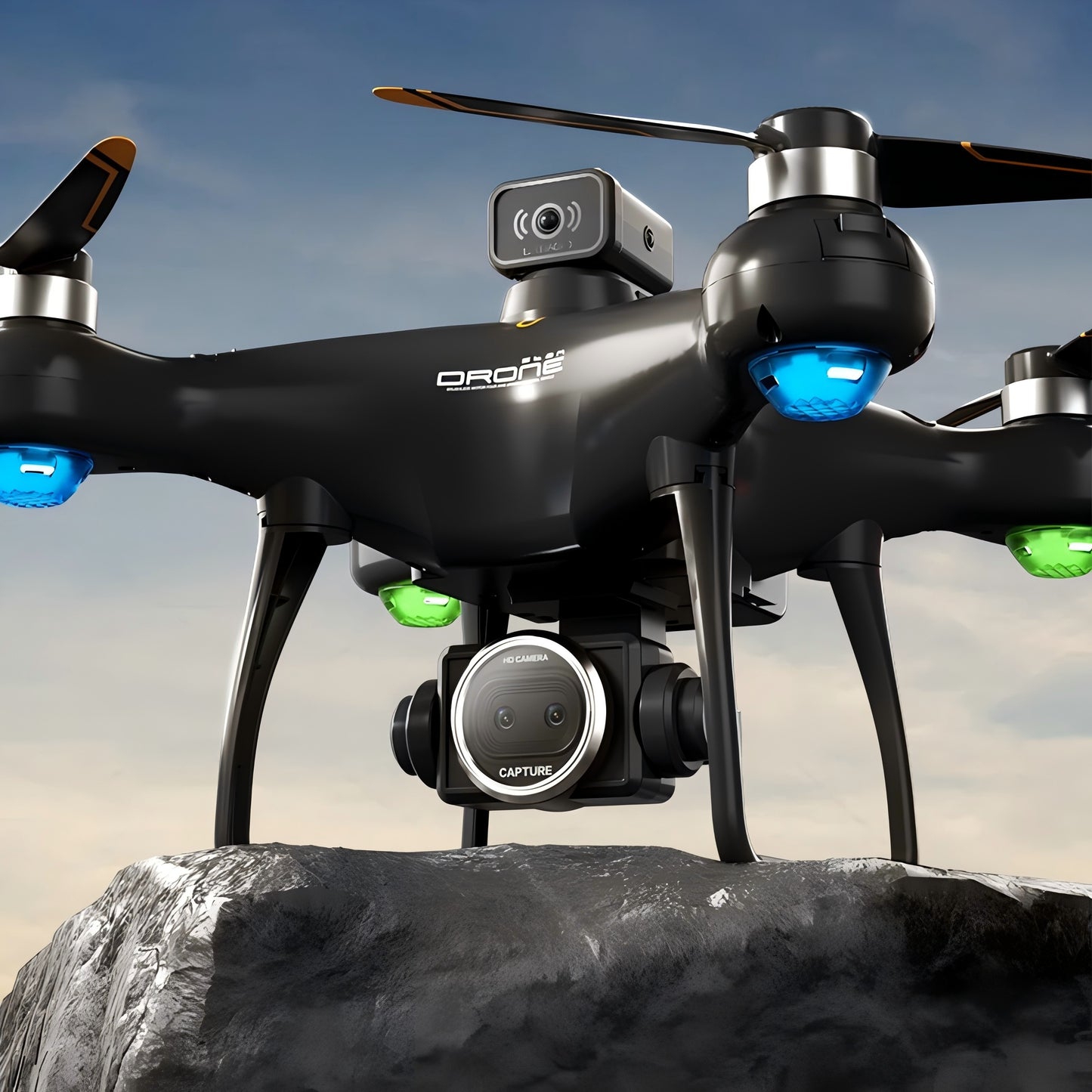 S116 MAX Brushless Optical Flow Drone With Dual Cameras FPV