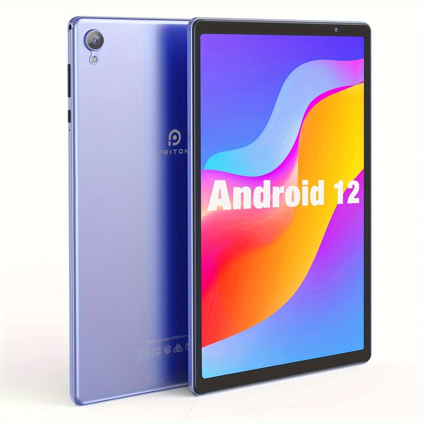 Pritom 10 Inch Android Tablet Quad Core 4GB RAM 32GB ROM
