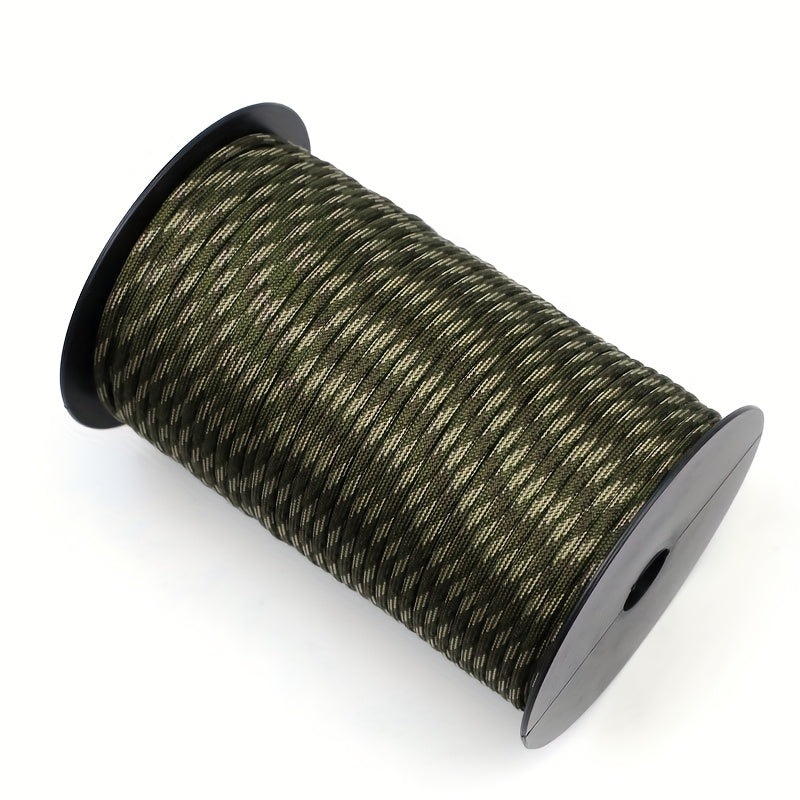 9 Core Heavy Duty Rope 4mm 1968 Inch Black Survival Cord