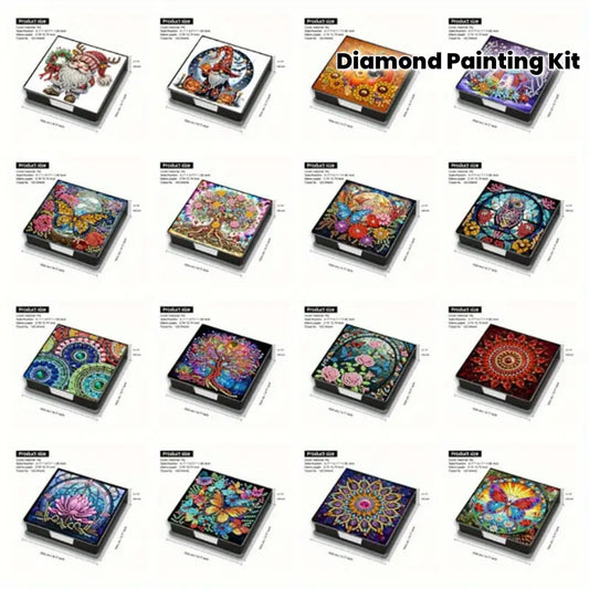 Diamond Painting Kit Irregular Rhinestone On Faux Leather
