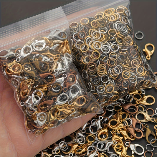 Jewelry Making Kit With 100 Lobster Clasps 400 Jump Rings