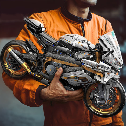 Platinum 2000+ Piece Motorcycle Building Blocks Set