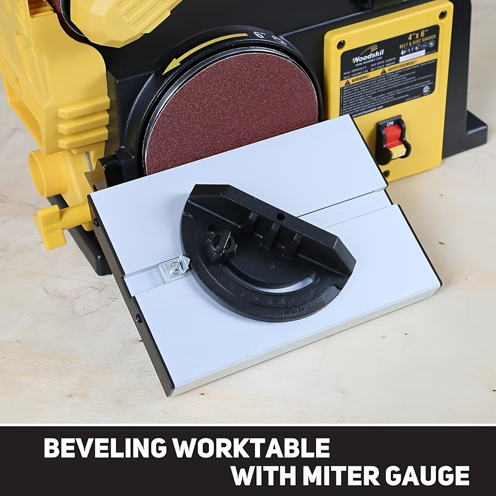 Bucktool Four Point Five Amp Belt Disc Sander With Base