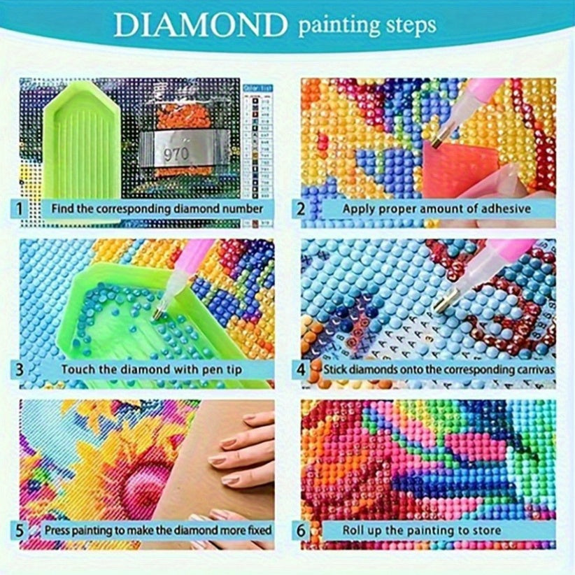 DIY Diamond Painting Kit: Rhinestone Mosaic for Beginners