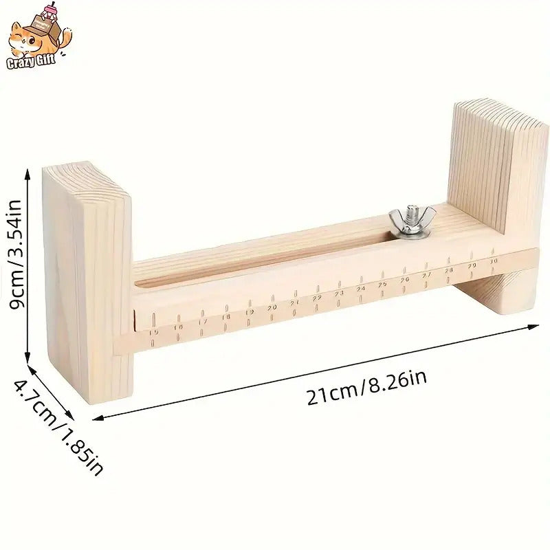 Wooden Knitting And Weaving Stand For Macrame Projects