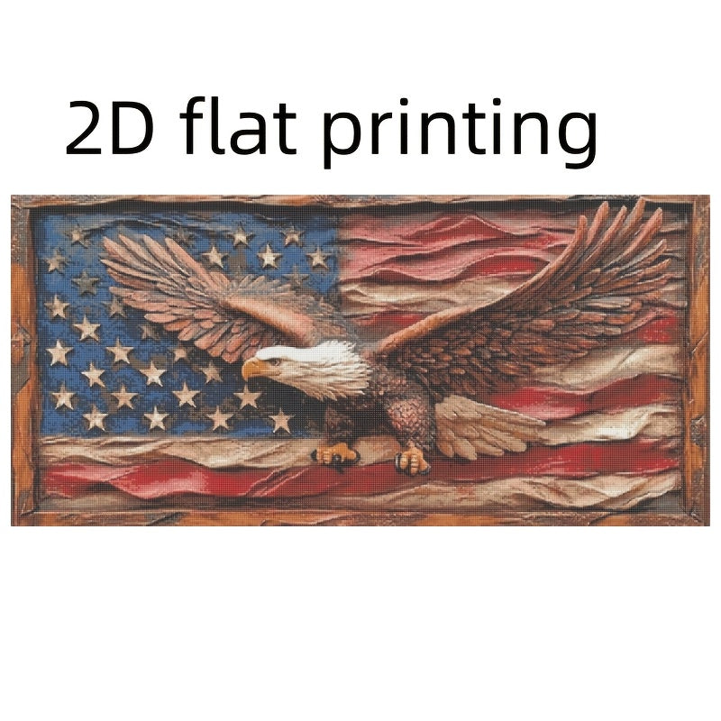 Patriotic Eagle Diamond Painting Kit 5D Canvas Wall Art