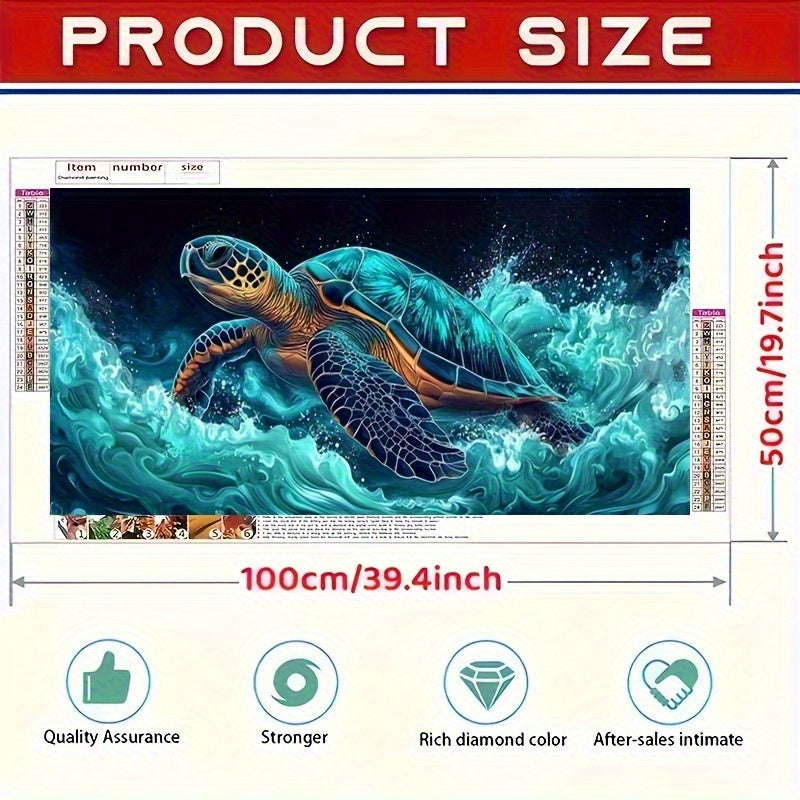 Large 5D DIY Diamond Painting Turtle Pattern Home Decor Set