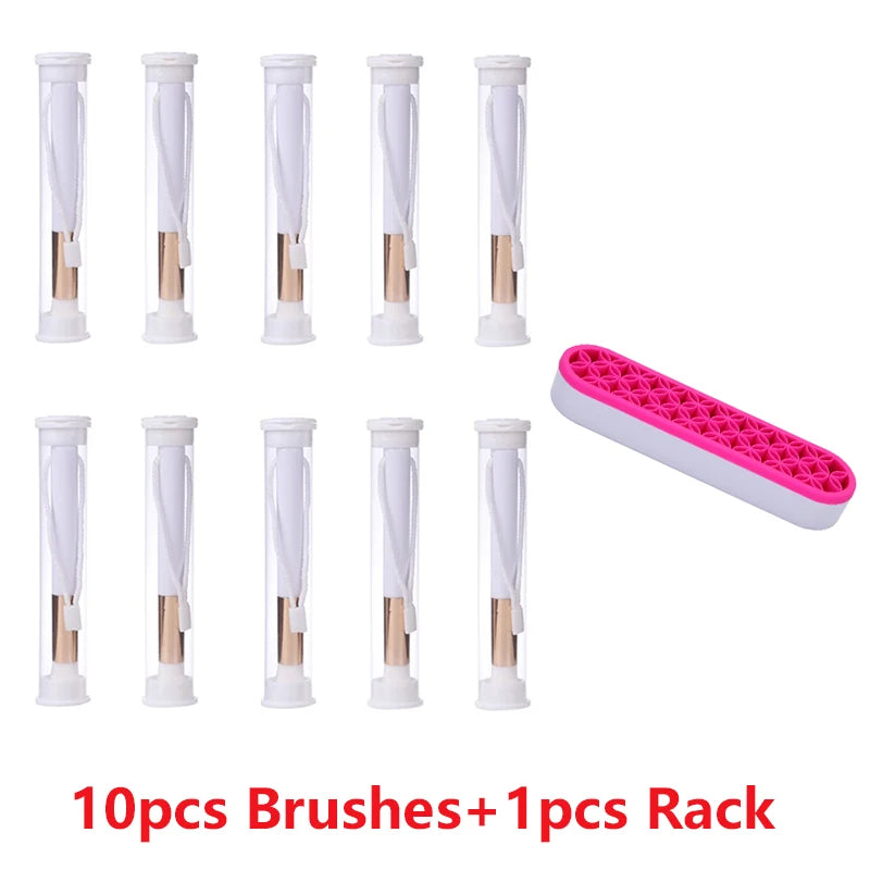 Mini Blending Brush Set 10-40pcs for DIY Scrapbooking and Painting
