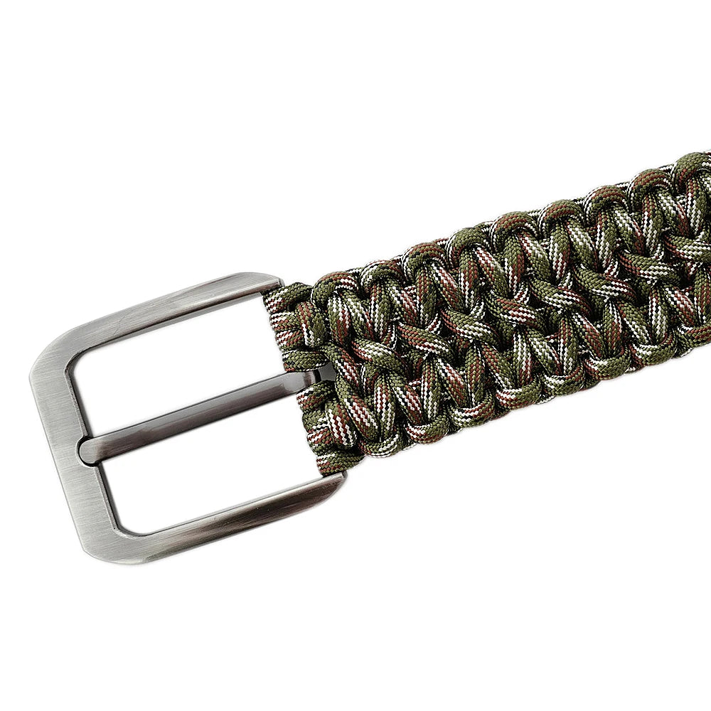 Tactical Paracord Belt 550 Survival Waist Belt With Buckle
