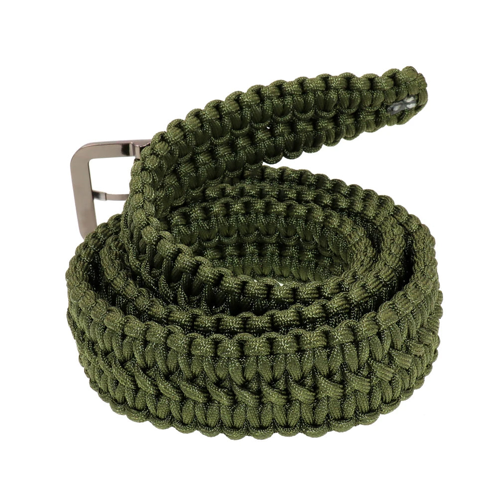 Tactical Paracord Belt 550 Survival Waist Belt With Buckle