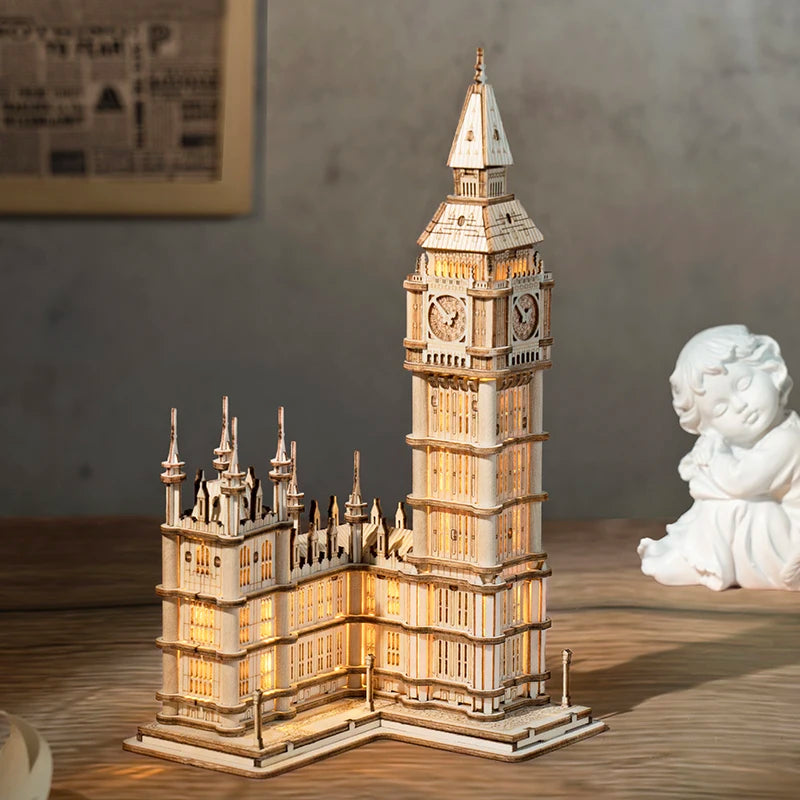 Robotime 3D Wood Puzzle London Tower Bridge Model Kit
