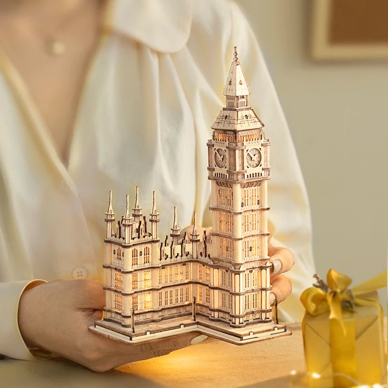 Robotime 3D Wood Puzzle London Tower Bridge Model Kit